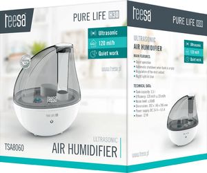 Nawilżacz powietrza Teesa Pure Life H30 Biały 7