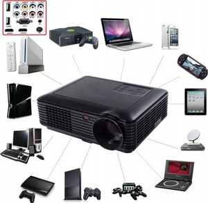 Projektor Costway EP21728DE LED 800 x 480px 2600 lm LCD 6