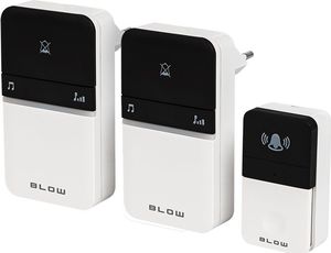 Blow Bezprzewodowy dzwonek kinetyczny 16 melodii KINETIC DK-21 nadajnik + 2x odbiornik 1