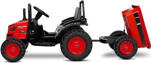 Toyz Traktor na akumulator z przyczepką Caretero Toyz Hector akumulatorowiec + pilot - czerwony 2