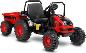 Toyz Traktor na akumulator z przyczepką Caretero Toyz Hector akumulatorowiec + pilot - czerwony 4