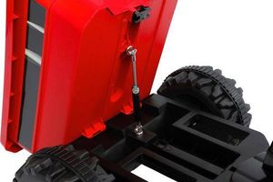 Toyz Traktor na akumulator z przyczepką Caretero Toyz Hector akumulatorowiec + pilot - czerwony 10