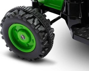 Toyz Traktor na akumulator z przyczepką Caretero Toyz Hector akumulatorowiec + pilot - zielony 16