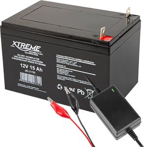 Xtreme Akumulator 12V/15Ah + ładowarka (82-217#) 1