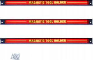 Costway Listwa magnetyczna na narzędzia 46cm 3 szt. 1