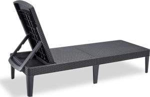 Allibert Luksusowy leżak ogrodowy JAIPUR - grafitowy 7