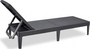 Allibert Luksusowy leżak ogrodowy JAIPUR - grafitowy 8