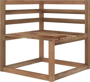 vidaXL Ogrodowa sofa 3-os. z palet z jasnozielonymi poduszkami sosna 4