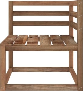 vidaXL Ogrodowa sofa 3-os. z palet z jasnozielonymi poduszkami sosna 6