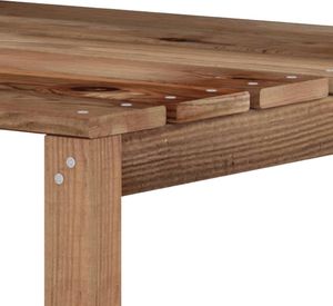 vidaXL Ogrodowa sofa 3-os. z palet z jasnozielonymi poduszkami sosna 8