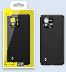 Baseus Baseus Alloy Leather etui Xiaomi Mi 11 WIXM11-01 Czarne 18
