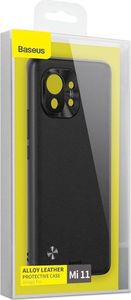 Baseus Baseus Alloy Leather etui Xiaomi Mi 11 WIXM11-01 Czarne 5