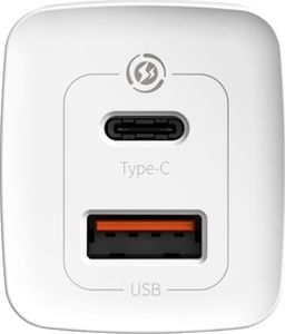 Ładowarka Baseus GaN Lite 1x USB-A 1x USB-C 3 A (CCGAN2L-B02) 4