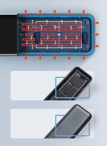 Kieszeń Baseus M.2 NVMe M / M+B -key - USB-C 3.2 Gen 2 Full Speed Series (CAYPH-F0G) 13