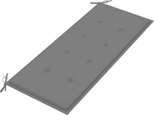 vidaXL Ławka ogrodowa z poduszką, 120 cm, bambusowa 4