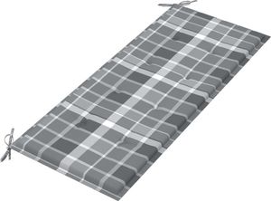 vidaXL Ławka ogrodowa z poduszką, 120 cm, bambusowa 5