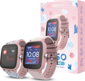 Smartwatch Forever IGO PRO JW-200 Różowy  (GSM104337) 4
