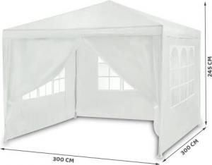 Plonos Pawilon ogrodowy biały 3x3m 4936 3