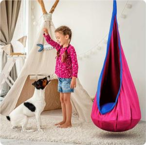 Neo-Sport Kokon fotel wiszący różowy 3