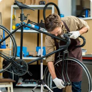 Humberg Stojak rowerowy serwisowy MB2 aluminium srebrny 6