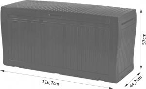 Skrzynia ogrodowa Keter Comfy 270 l Brąz 3