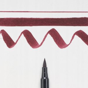 BRUYNZEEL SAKURA Sakura Koi Color Brush Marker 22 Burgundy 5