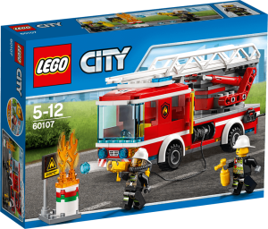 LEGO City Wóz strażacki z drabiną (60107) 1