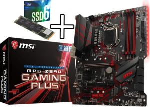 Płyta główna MSI MPG Z390 Gaming Plus + Intel 660P 1 TB M.2 (SSDPEKNW010T8X1_A1) 1