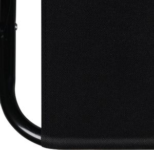 Royokamp  Krzesło turystyczne z podłokietnikami 57x44x75cm składane czarne 4