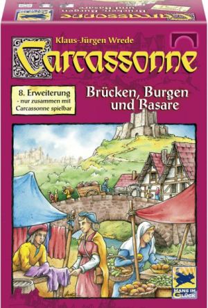 Schmidt Spiele Carcassonne - Mosty, Zamki i Bazary wersja niemiecka (48201) 1