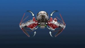 LEGO Star Wars Jedi Interceptor ObiWana 75135 6
