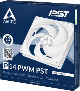 Wentylator Arctic P14 PWM PST Biały (ACFAN00197A) 4