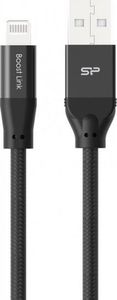 Kabel USB Silicon Power USB-A - Lightning 1 m Czarny (SP1M0ASYLK35AL1K) 1