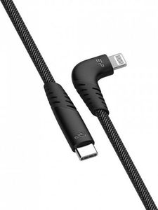 Kabel USB Silicon Power USB-C - Lightning 1 m Czarny (SP1M0ASYLK50CL1G) 1