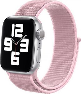 Crong Pasek sportowy Crong Nylon do Apple Watch 38/40mm (Powder Pink) 2