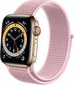 Crong Pasek sportowy Crong Nylon do Apple Watch 38/40mm (Powder Pink) 4