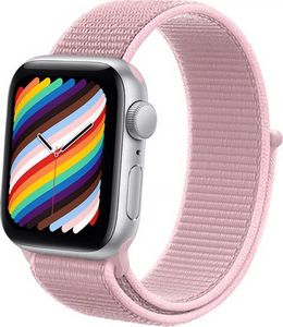 Crong Pasek sportowy Crong Nylon do Apple Watch 38/40mm (Powder Pink) 5