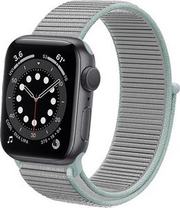 Crong Pasek sportowy Crong Nylon do Apple Watch 38/40mm (Pastel Grey) 3