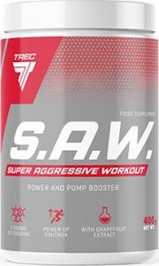 Trec Nutrition TREC S.A.W Super Aggressive Workout Cherry-Grapefruit 400g - Długi termin ważności! 1