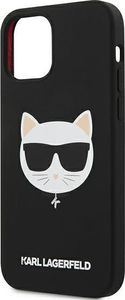 Karl Lagerfeld Karl Lagerfeld KLHCP12MSLCHBK iPhone 12/12 Pro 6,1" hardcase czarny/black Silicone Choupette 6