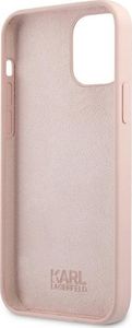 Karl Lagerfeld Karl Lagerfeld KLHCP12SSILTTPI iPhone 12 mini 5,4" Silicone Ikonik Outline różowy/pink 7