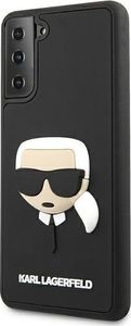 Karl Lagerfeld Karl Lagerfeld KLHCS21MKH3DBK S21+ G996 czarny/black hardcase 3D Rubber Karl`s Head 2