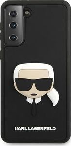 Karl Lagerfeld Karl Lagerfeld KLHCS21MKH3DBK S21+ G996 czarny/black hardcase 3D Rubber Karl`s Head 3