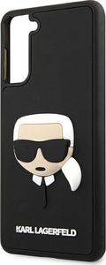 Karl Lagerfeld Karl Lagerfeld KLHCS21MKH3DBK S21+ G996 czarny/black hardcase 3D Rubber Karl`s Head 6