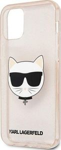 Karl Lagerfeld Karl Lagerfeld KLHCP12MCHTUGLGO iPhone 12/12 Pro 6,1" złoty/gold hardcase Glitter Choupette 6