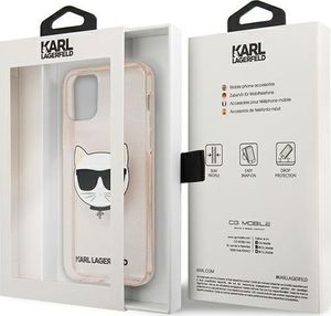 Karl Lagerfeld Karl Lagerfeld KLHCP12MCHTUGLGO iPhone 12/12 Pro 6,1" złoty/gold hardcase Glitter Choupette 8