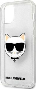 Karl Lagerfeld Karl Lagerfeld KLHCP12MCHTUGLS iPhone 12/12 Pro 6,1" srebrny/silver hardcase Glitter Choupette 6