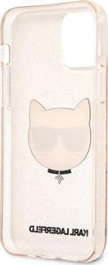 Karl Lagerfeld Karl Lagerfeld KLHCP12SCHTUGLGO iPhone 12 mini 5,4" złoty/gold hardcase Glitter Choupette 7