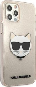 Karl Lagerfeld Karl Lagerfeld KLHCP12LCHTUGLGO iPhone 12 Pro Max 6,7" złoty/gold hardcase Glitter Choupette 4