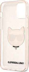 Karl Lagerfeld Karl Lagerfeld KLHCP12LCHTUGLGO iPhone 12 Pro Max 6,7" złoty/gold hardcase Glitter Choupette 7